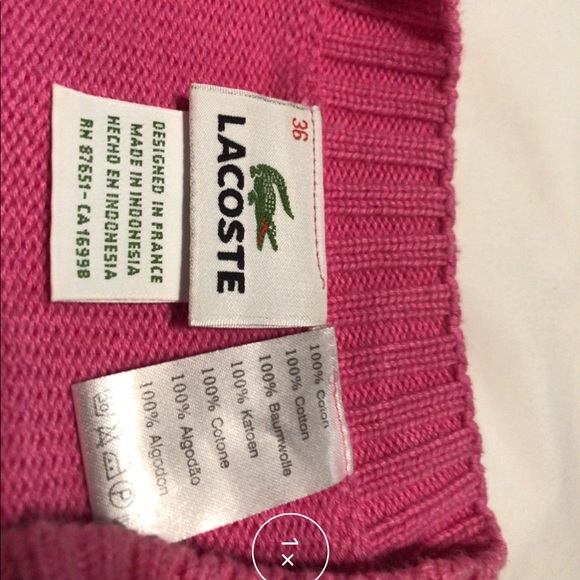 Authentic Lacoste sweater - Picture 4 of 5